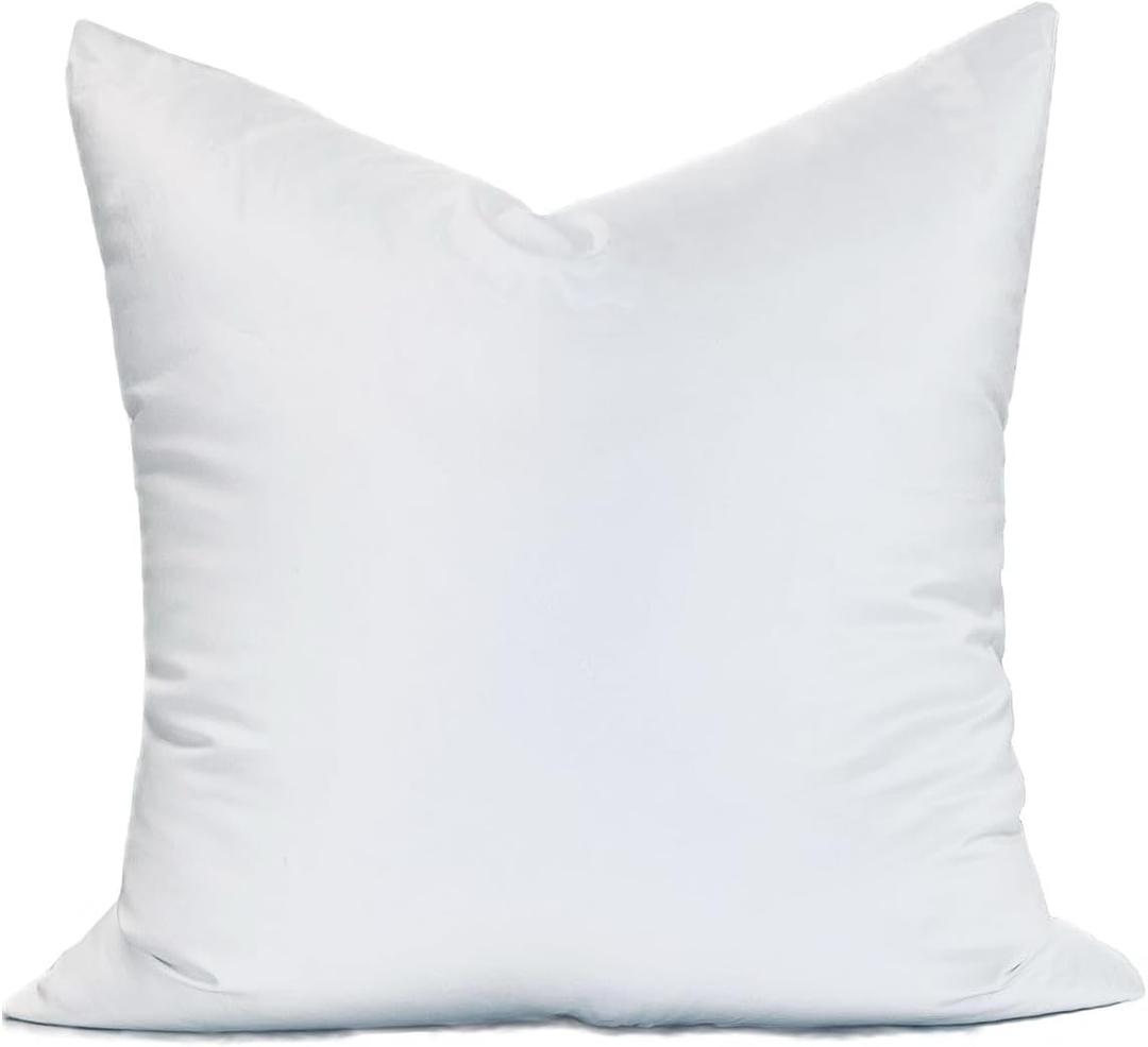 MoonRest 10x10 Inch Synthetic Down Alternative Square Pillow Insert Form Stuffer for Sofa Shams, Decorative Throw Pillow, Cushion and Bed Pillow Stuffing - Hypoallergenic 10X 10