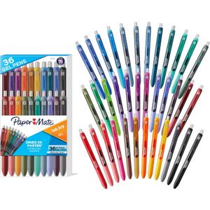 Paper Mate InkJoy Pens Gel Pens Medium Point (0.7 mm) Assorted 36 Count