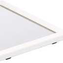 Amazon Basics Rectangular Wall Mount Mirror for Bedroom, Living Room, Entryway, Standard Trim, 16" x 20", White