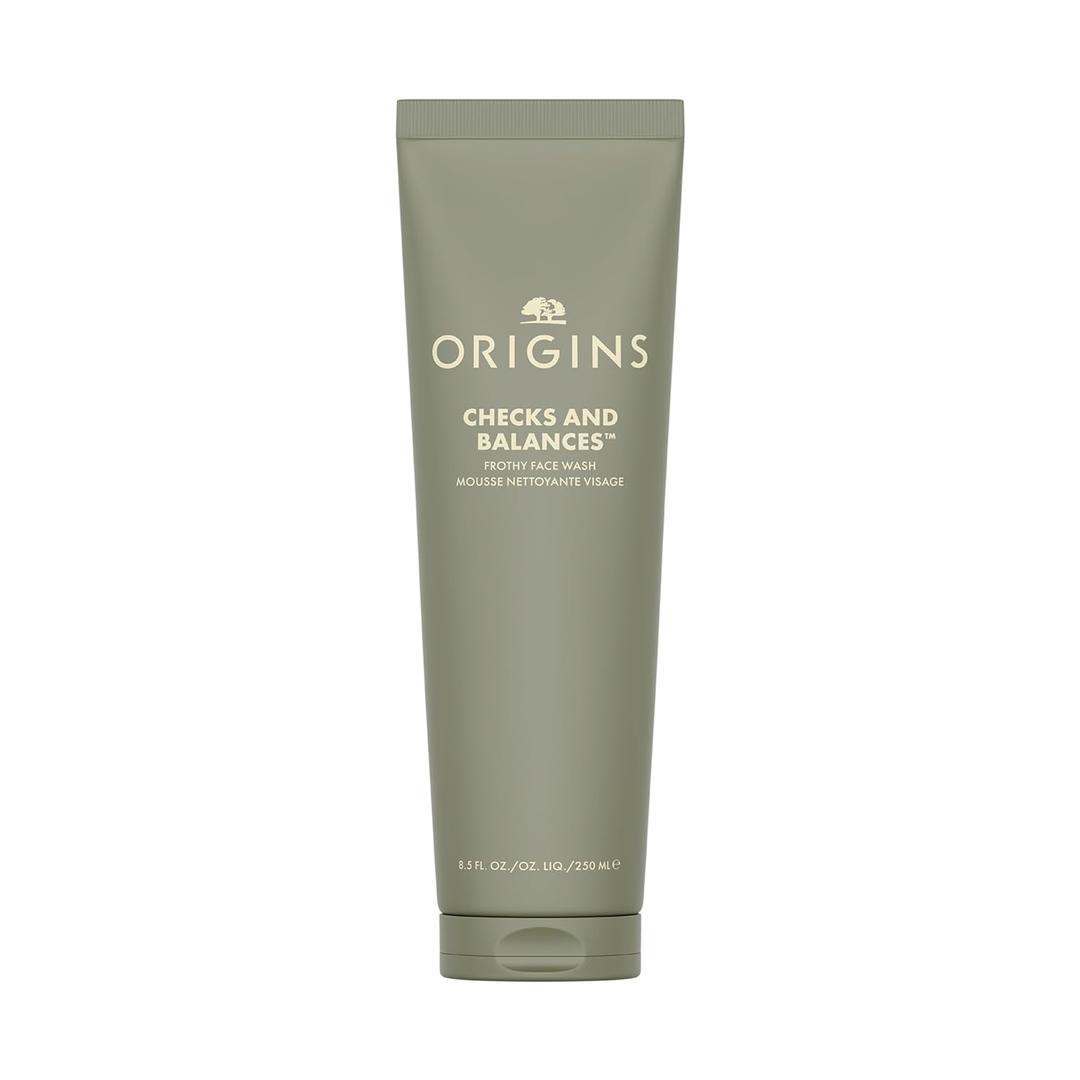 Origins Checks and Balances Frothy Face Wash | Gentle Face Cleanser for All Skin Types | With Mint