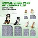 WanpeeGoo Washable Pee Pads, Puppy Pee Pad for Dogs, 2 Pack Absorbent Reusable Training Dog Pads Pet Puppy Pads, Non-Slip Potty Pads for Whelping, Playpen, Crate, Bed, Grey 18"x24"