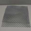 Coopay 2 Pack Kitchen Sink Mat Plastic Protect Mat PVC Eco-friendly Adjustable Stainless steel/Porcelain Dish Drying Pad Protector for Bottom of Kitchen Sink, 12 x 11.2 Inches (Gray)