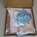 140pcs Teddy Bear Baby Boy Baby Shower Decorations We Can Bearly Wait Party Dusty Blue Brown Balloon Arch | Tacblecloth | Backdrop | 4PCS Baby Box | Baby Boy Foil Balloon | Dad Mom Sash Pin