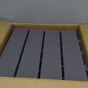 36 Pack Plastic Interlocking Deck Tiles, 12"x12" Patio Deck Tiles, Waterproof Outdoor Flooring All Weather Use, Patio Floor Decking Tiles for Porch Poolside Balcony Backyard, Dark Grey