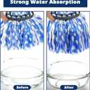 2-Tank Spin Mop Replacement Head, 3 Pack Mop Head Replacement, Microfiber, Machine Washable, Easy to Replace and Deep Cleaning