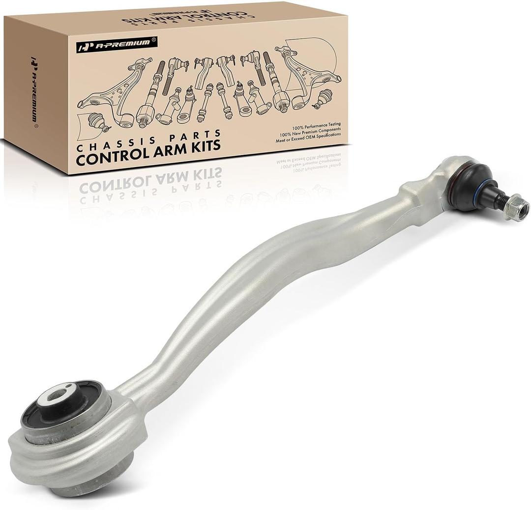 A-Premium Front Right Forward Lower Control Arm, with Ball Joint & Bushing, Compatible with Mercedes-Benz C300 2008-2014, C350 2012-2015