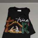 True Story Nativity Christmas Jesus Xmas Catholic Christian T-Shirt Size S