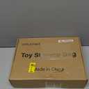 6 Packs Large Toy Storage Bags with Labels, Reusable Clear PVC Board Game Storage, Travel Waterproof Organizer Bags with Zipper for Building Blocks, Puzzle, Kids Books (black)