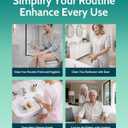 LUFEIDRA Handheld Bidet Sprayer for Toilet-Adjustable Water Pressure Jet Spray with Bidet Hose for Feminine Wash, New Premium Stainless Steel Muslim Shower Toilet Bidet Cloth Diaper Sprayer Set