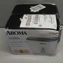 AROMA Rice Cooker, 3-Cup (Uncooked) / 6-Cup (Cooked), Small Rice Cooker, Oatmeal Cooker, Soup Maker, Auto Keep Warm, 1.5 Qt, White, ARC-363NG