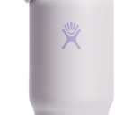 Hydro Flask Travel Water Bottle - Insulated Stainless Steel - Wide Straw Lid, Non Spill, Leakproof in 32 Oz Cloud Pink