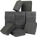 Impresa Rubber Pot Risers - Non-Marking Pot Feet & Slip-Resistant Base - Heavy-Duty Support & Plant Lift - 6000 lb Capacity & Outdoor Riser - 20 Pack, 2 x 2 x 3/4 in, Black