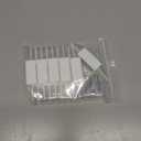 10Pcs 6578 Nylon Pocket Door Bottom Guide, with 20Pcs Screws, for 1-3/8 Inches Thick Doors