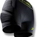 Storelli Womens BodyShield Impact Sliders, High-Impact Protection, Sweat-Wicking, UV-Resistant & Heavy-Duty Sports (X-Small, Black)