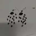 925 Sterling Silver Handmade Chandelier Hook Earrings, Multi-strand Tiny 6x4 Oval Gemstone Women Jewelry, Large Dangle Earrinsg, Christmas Gift