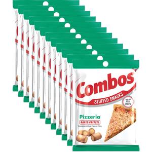 COMBOS Cheese Snacks Pizzeria Pretzel Snack Packs Cheese Crackers 6.3oz Bag, BBD: 06/2026