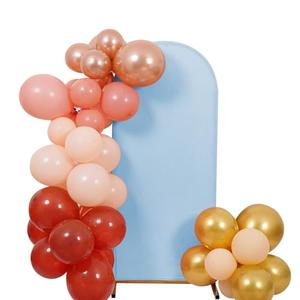 Peomeise 6.6FT Wedding Arch Cover，Bluemist Arch Backdrop Cover Stretchy Spandex Backdrop Stand Covers for Birthday Party Ceremony Banquet Decor(79.2" L x 39.6" W)