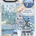 for iPhone 11 Case,Coastal Inspiration Collage with Lighthouse & Mermaid,Military-Grade Drop Protection,Vintage Coastal Soft Slim TPU Protective Cover with Camera Protection for Women&Girls (EastCoast)