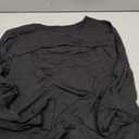 Vrtige Women's Long Sleeve Top Cut Out Front Fitted Sexy Cute Casual Tops Tee Dressy T-Shirt (Black, XL)