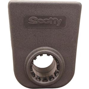 Scotty Rail Mounting Adapter 7/8in Round Rail, Black, 287