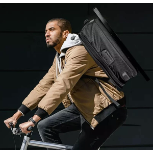 21-inch LCD Video Advertising Backpack,1920 * 1080 Resolution Ratio, Human Walking Backpack Digital Billboard (Mobile Version+Touch Screen)