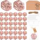 36 Sets Quinceanera Party Favors for Guests Rose Gold Compact Mirror Bulk for 15th Birthday Sweet Souvenir Gifts with Thank You Cards for Wedding Reception Party