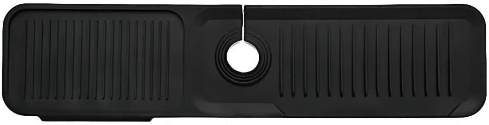 23.6" Adjustable Silicone Sink Splash Guard,5°Slope Drain Design, Silicone Faucet Mat for Kitchen Sink, Kitchen Sink Organizer,Keep Countertops Dry | Non-Slip Organizer for Sponge, Soap, Cups
