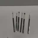 KESHIMA Professional Eye Makeup Brushes Set with Eyeshadow & Blending Brush, Smudge, Angled Crease, Pencil, Angled Eyeliner and Bent Eyeliner