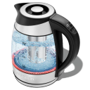 Chefman Electric Kettle with Temperature Control, 5 Presets LED Indicator Lights,  Hot Water Boiler, 360° Swivel Base, BPA Free, Stainless Steel, 1.8 Liters