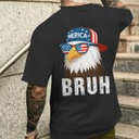 Bruh Fourth 4th Of July Eagle American Patriotic Mens , Kids 4