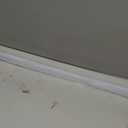 Frameless Shower Door Bottom Seal Shower Sweep with Drip Rail for 3/8" Glass,36" Long, Vinyl, Clear