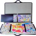 Jigthings  Jigsort 1000  Jigsaw Puzzle Board with Carry Case for Puzzles up to 29.5" x 20.5". Saves and Stores Most 1000 Piece Puzzles