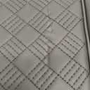 Car Armrest Cushion, 12.2"8.3" Leather Auto Memory Foam Center Console Pad with Storage Pocket, Waterproof & Anti-Scratch Elbow Pillow Armrest Seat Box Protector, Universal Fit (Black)