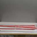 Pre-Cut Peel and Stick Wall Molding Kit Wainscoting Trim- Self Adhesive Premade Accent Panel Chair Rail for Interior Moulding Home Decor Accent Wall Set of 6 pcs - 3 Top 3 Bottom, Ready to Assemble (White)