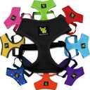 EcoBark Dog Harness - Eco-Friendly Max Comfort Harnesses - Luxurious Soft Mesh Halter - Over The Head Harness Vest- No Pull and No Choke for Puppy, Small Breeds & Medium Dogs (Large, Black)