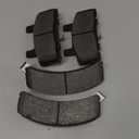 Front Disc Brake Pad Set for Chevrolet C1500 1990-1999 for Tahoe 1998-2000 for Cadillac Escalade 1999-2000 for Cadillac Fleetwood 1990-1992 for Chevrolet C1500 Suburban 1997-1999 1 Piece