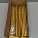 2 Pack Gold Easel Stand for Sign,Adjustable Easel Dispaly Stand, Metal Large Floor Standing Easels for Pictures,Wedding Poster Stands for Baby Showers,Birthday Parties