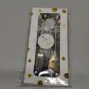 32 Pcs (16 Packs) Tea Party Favors  Perfect Souvenir for Any Occasion, Includes 16 Teaspoons with 16 Forks for Wedding, Bridal & Baby Shower Gifts for Guests (Leaf)