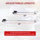 Adjustable Boat Transom Saver, Transom Support from 23 to 35 Inches Boat Motor Transom Support with Composite Head for Outboard Motor