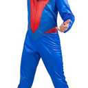 Marvel Spider-Man Official Youth Halloween Costume - Printed Jumpsuit with Fabric Mask, Size S (5-7)