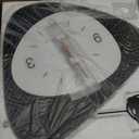 Large Wall Clock for Living Room Decor 16 Inch Black Modern Decorative Pendulum Wall Clock Non Ticking Battery Operated for Bedroom Kitchen Office Big Silent Metal Clock for Home Decor