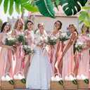 Paterr 12 Pcs Burlap Jute Tote Bag Bachelorette Gift Bag with Handle Tissue Paper Monstera Tag for Bridesmaid Party Favor