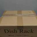 SNTD Large Dish Drying Rack - Expandable (19.3" to 29.4") Dish Rack for Kitchen Counter, Stainless Steel Dish Drainer with Utensil Holder, Pan Holder & Pot Lid Holder (Black)