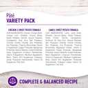 Wellness Wet Canned Dog Food, Pate Variety Pack, 12.5 Ounce Can (Pack of 6) (EXP 06/23/28)