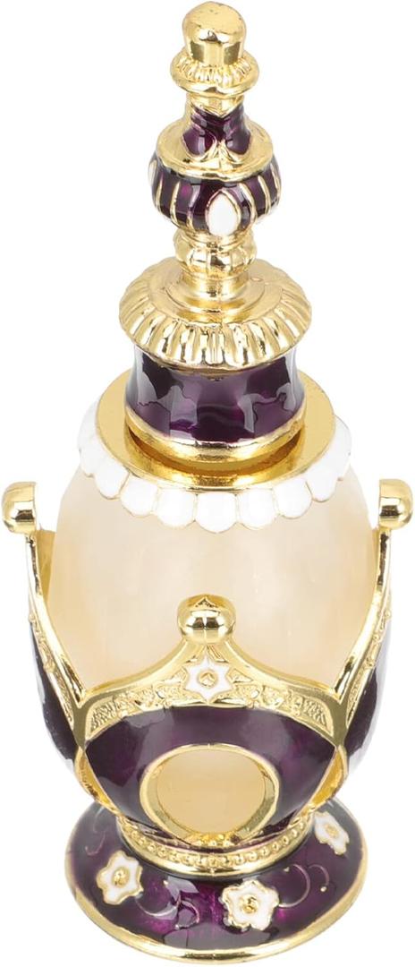 Healifty Perfume Bottle Vintage Vintage Glass Perfume Bottle, 25ml Decorative Refillable e, Women, Dropper for Essential Oils, e Empty e