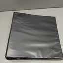 Samsill Durable 2 inch 3 Ring Binder, D Ring Binder, 100% Recycled Chipboard, Black