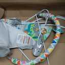 Bright Starts Baby Bouncer Soothing Vibrations Infant Seat - Removable -Toy Bar, Nonslip Feet, 0-6 Months Up to 20 lbs (Safari Fun)