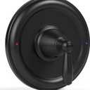 Shower Handle Replacement for Moen T2151BL Posi Temp Valve Traditional Shower Trim Kit,Matte Black
