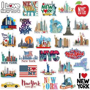 Konohan 30 Pcs New York Souvenirs Gifts New York Magnet for Refrigerator City Magnetic Refrigerator Stickers for Home Decoration