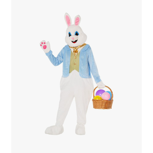 Morph Easter Bunny Costume Adult Deluxe Rabbit Mascot Outfit for Men - Perfect for Easter Costumes and Events